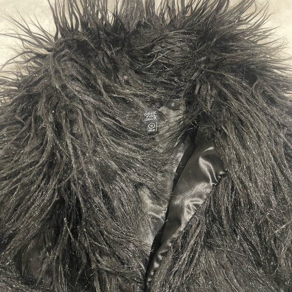 Deux Par Deux girls fur coat - Picture 3 of 5